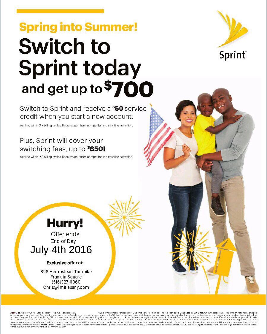 SprintFSQ's tweet photo. Come kick off the weekend with us at the Sprint Store &amp; Receive a 30% Discount on Accessories with an Add a Line! https://t.co/sjVVtmcc0C