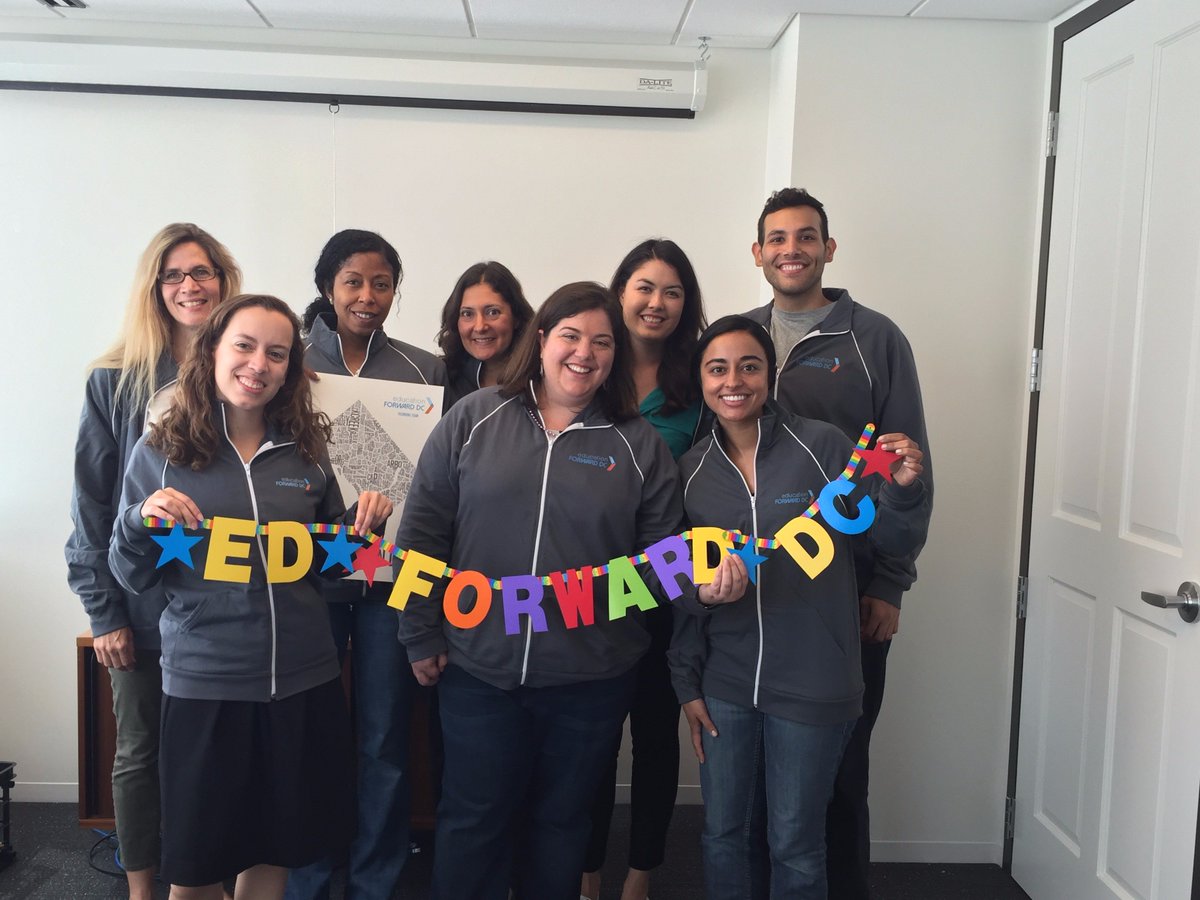 edforwarddc's tweet image. The @edforwarddc team had a great time celebrating our launch! Thanks all for the warm welcome.