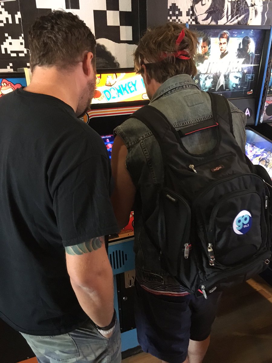 Every day <a href="/updownmpls/">Up-Down Minneapolis</a> resets the high scores, so every day <a href="/DanaWessel/">Dana Wessel</a> comes in and sets the Donkey Kong high score.