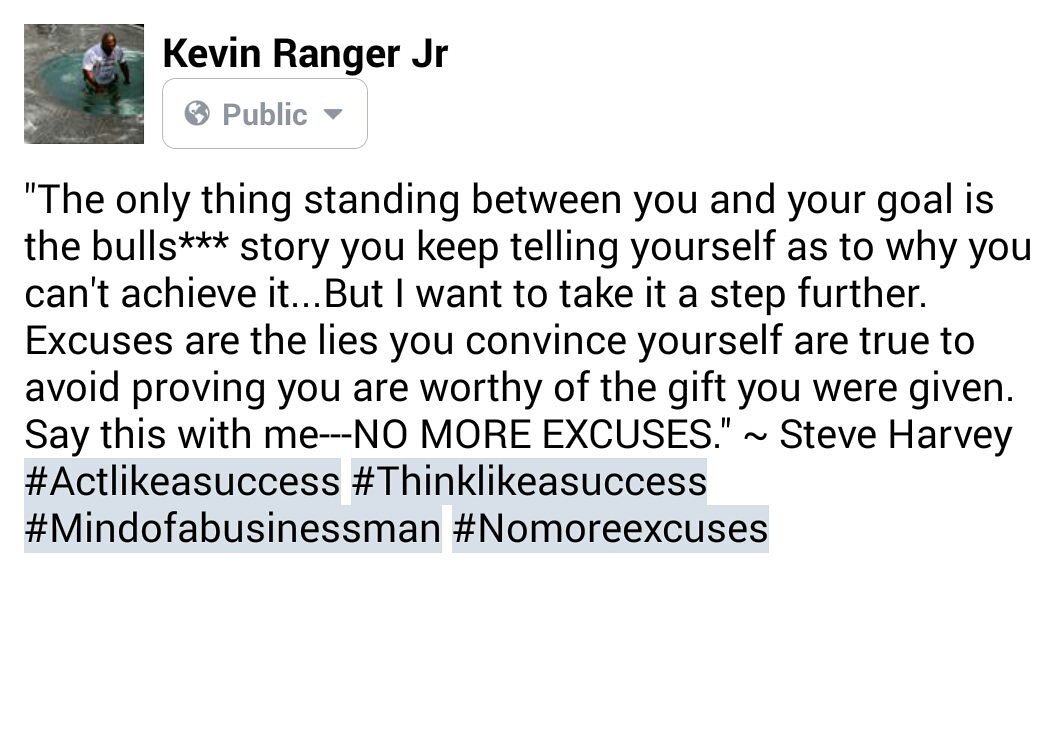 K_RayTV1's tweet photo. Change the way you think. #actlikeasuccess #thinklikeasuccess https://t.co/8qOMddzsXz