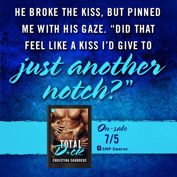 SMP_Romance's tweet photo. .@authorcsaunders's TOTAL D*CK is a scorching hot read you don't want to miss! 
https://t.co/in4I8dlfRw https://t.co/iBoxAP1735