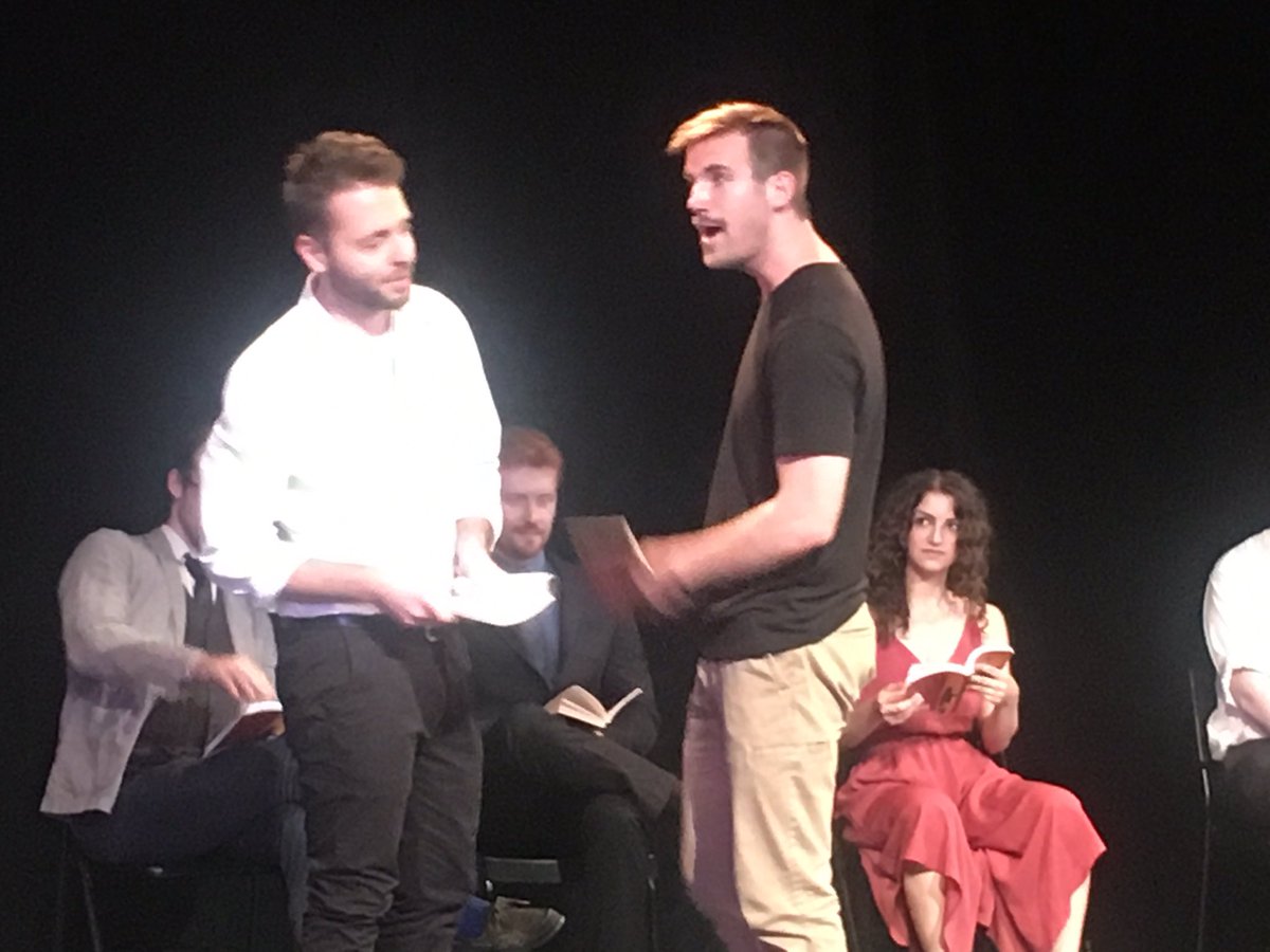 ShakesAThon's tweet photo. And with these #twogentlemenofverona ShakespeareAThon has begun! #Shakespeare #ShakespeareAThon #nytheatre #theatre https://t.co/gdFi94ypAl
