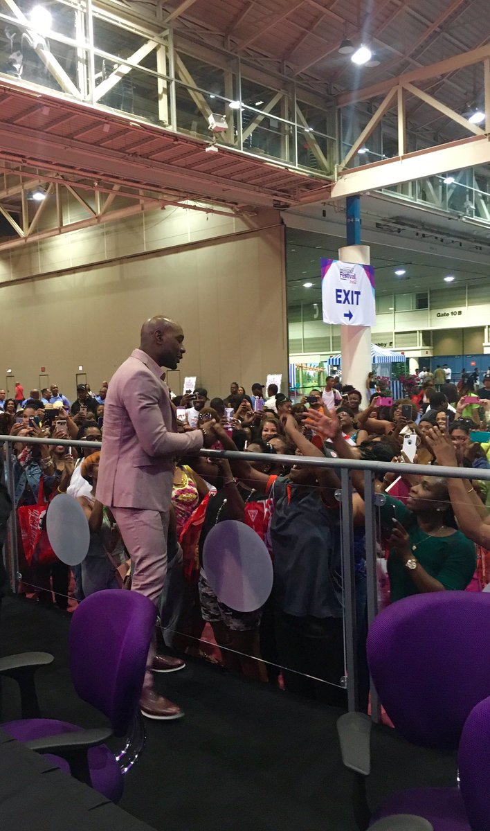 Morris Chestnut gracing us with his presence in the #EssenceFest newsroom! Did you spot him ladies?