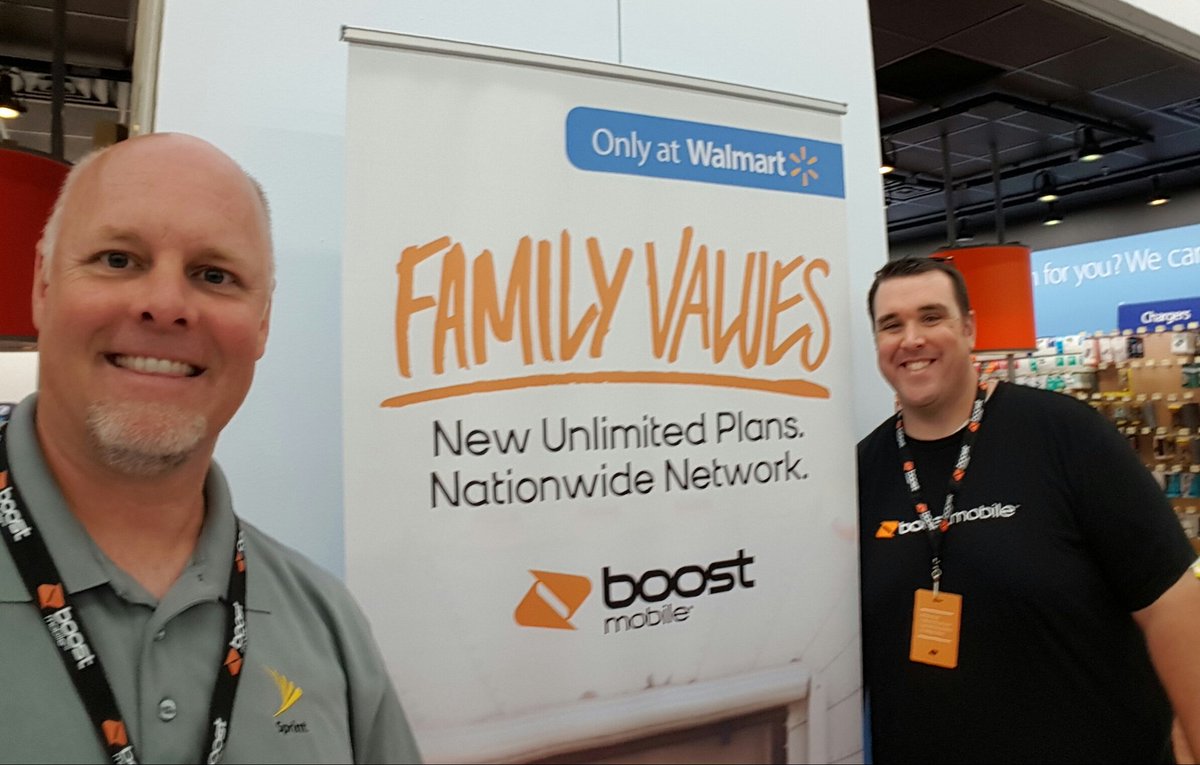 craig_jaycox's tweet photo. Sean and I having fun at Walmart Boost Day in Ferguson after selling 4 new lines today.  #boostcup @TimMiller44 https://t.co/6jKIqUixFT