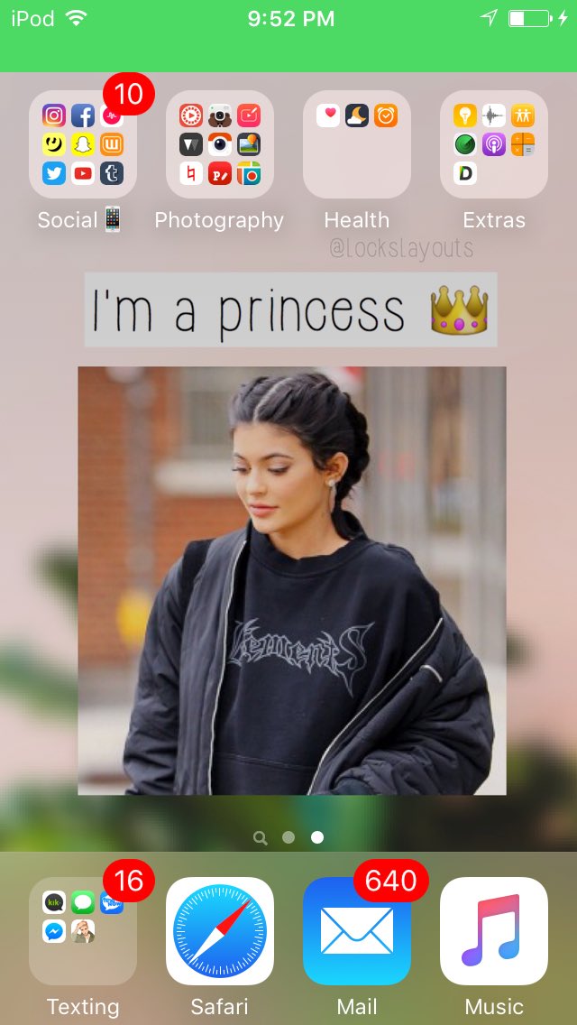 LocksLayouts_'s tweet image. Kylie Jenner Lockscreen/homescreen 👑💞
•RT/Like if you want it

-C