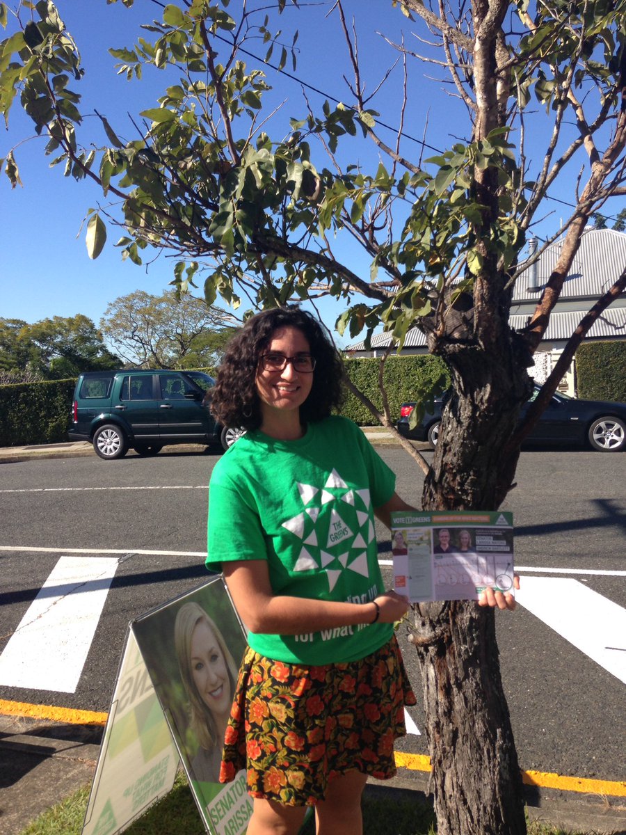 the_amieK's tweet photo. Vote for change! #ausvotes #auspol @GreensMPs #theclimatematters https://t.co/6XYNGXr30P