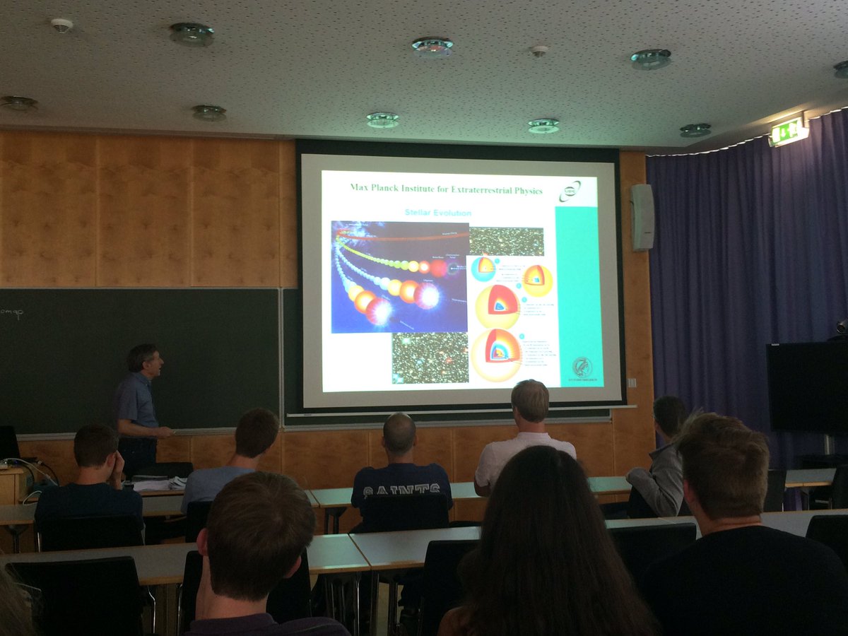 Scholarly afternoon at the Max Planck Institute for Astrophysics. An excellent place to work on a PhD, TJ German!