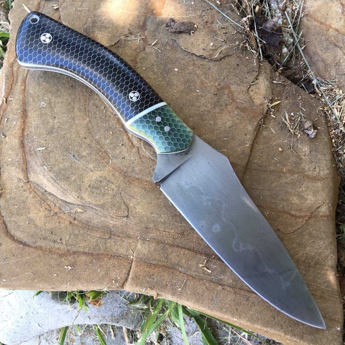 Sharp_Edge_'s tweet image. For sale. Ryan W. Knives knife. W2Steel. 10&quot; oal. $200 shipped PayPal/ConUS. Great deal!