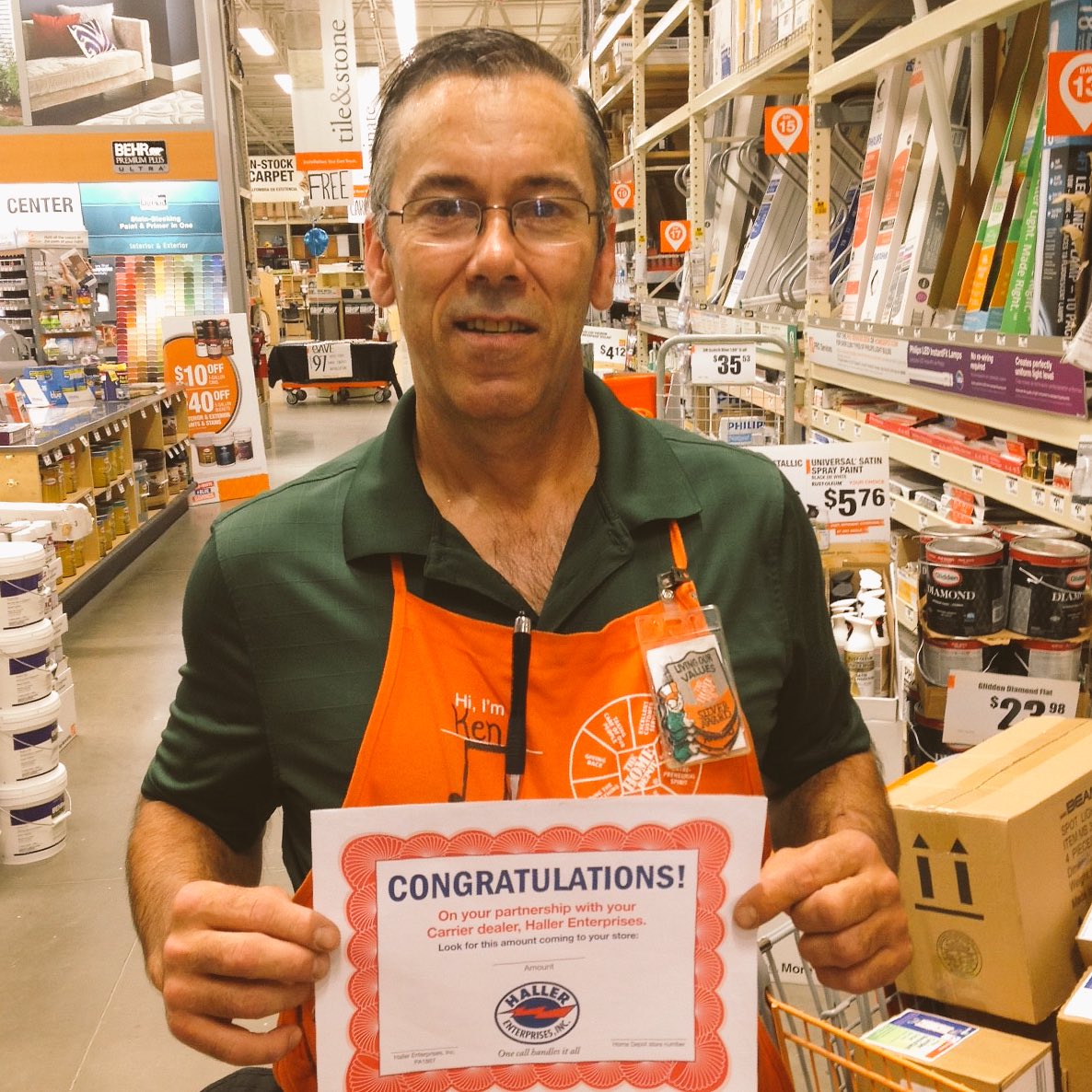 4185. Ken first HVAC Star. <a href="/david_bussiere/">David Bussiere</a> <a href="/keeley_chet/">Chet Keeley</a> <a href="/MattStuffletHD/">Matt Stufflet</a> <a href="/rocam614/">Ron Campbell</a> <a href="/thdtyson/">Nathan Tyson</a> <a href="/beemer163/">Krissy Fox</a> <a href="/sborzie4185/">susan sborz</a>