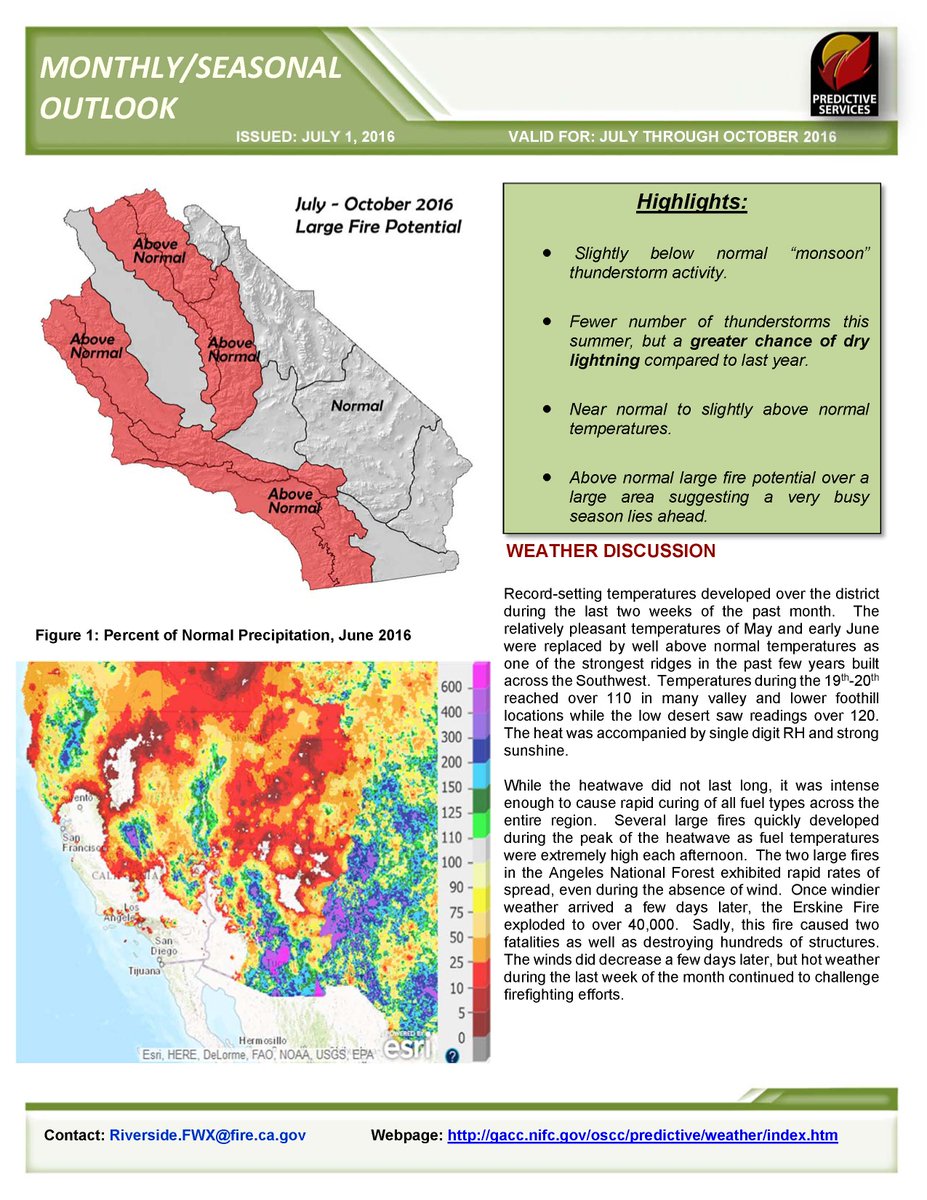 JhawkFire's tweet image. #SoOps #GACC #PredictiveServices #FireWeather &amp;amp; #FuelsOutlook Jul-Oct 2016 #SeniorMeteorologist #TomRolinski