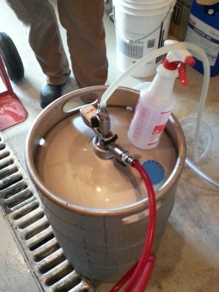 WingNuttMolly's tweet photo. Kegging up another batch of Basil Lime Wheat just as the last keg blows #PerfectTiming #cheers #summerbeer https://t.co/ktaoJPlRqU