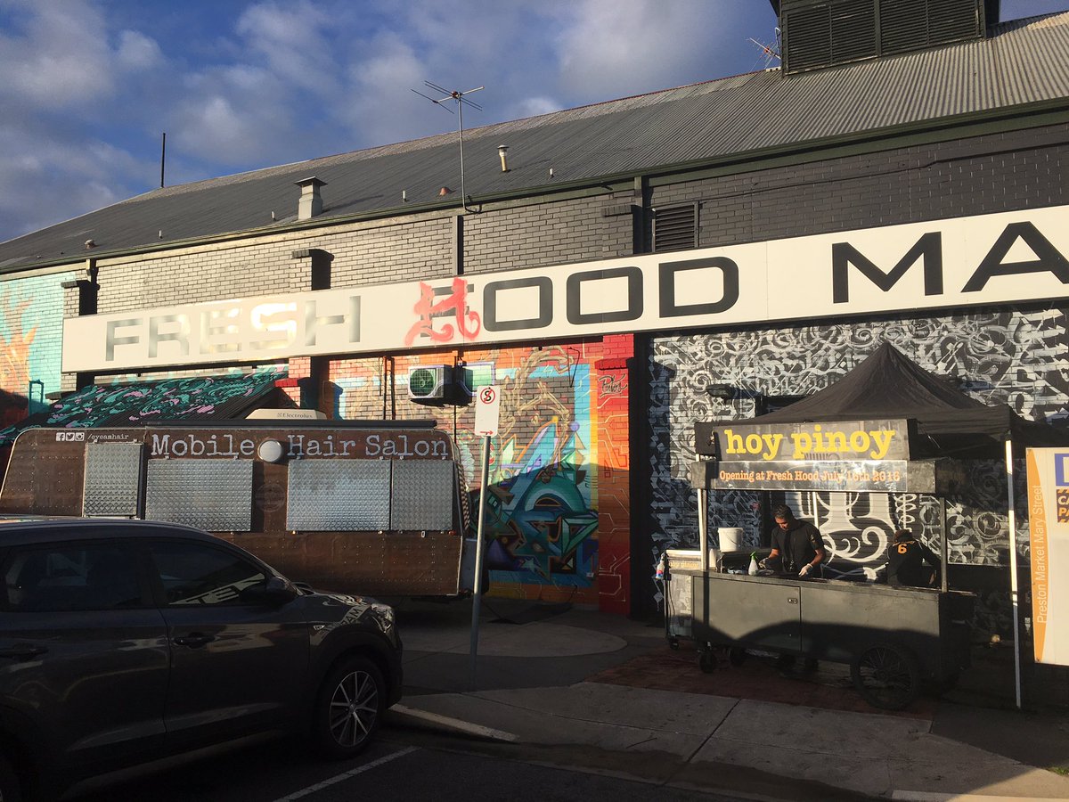 First ever day at our new home <a href="/PrestonMarket/">Preston Market</a> #freshhoodmarket #preston #prestonmarket @EyeAmHair