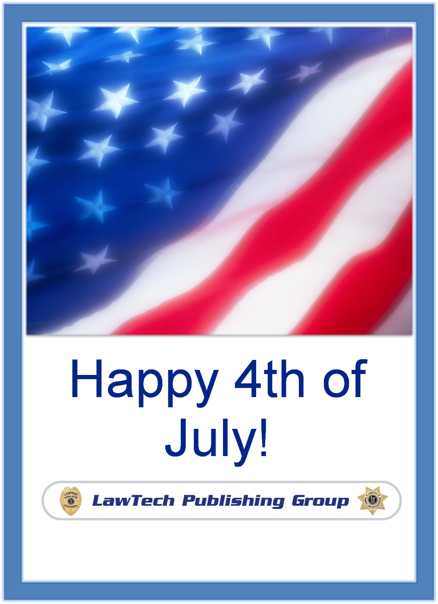 Law_Tech's tweet image. Happy July 4th from your friends at LawTech.
#lawenforcement