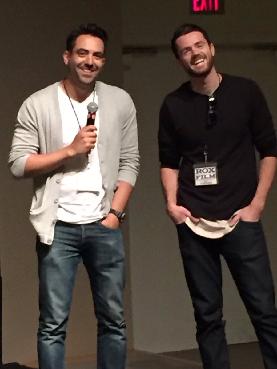RoxFilm's tweet photo. Post-film Q&amp;A w/ @HowWeMetMovie Director, @oloz2, and Lead Actor/Writer, @chadwickhopson! #RoxFilm 🎬🎉 https://t.co/Kf3zoEh7t7