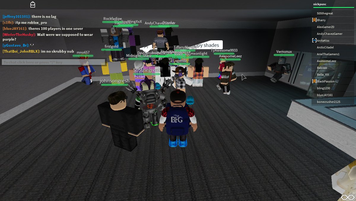 LandinnSamurai's tweet image. Just chilling at the hangout #ROBLOXPromo