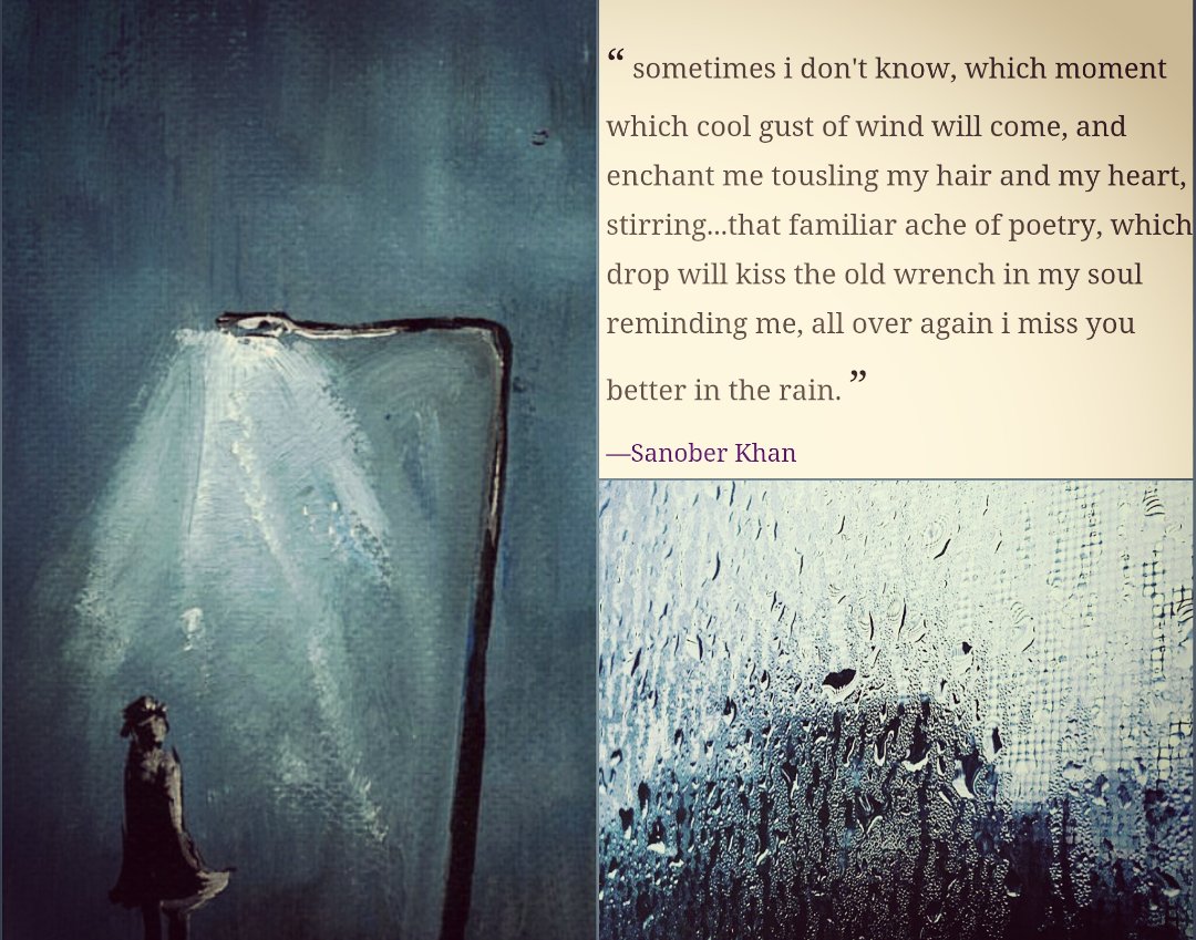 HerNameIs_Bea's tweet photo. Rain is hammering my roof, and Sanober Khan makes sense of it...
#Nigthy 🌛
#RainBlues https://t.co/Rw85De1W0b