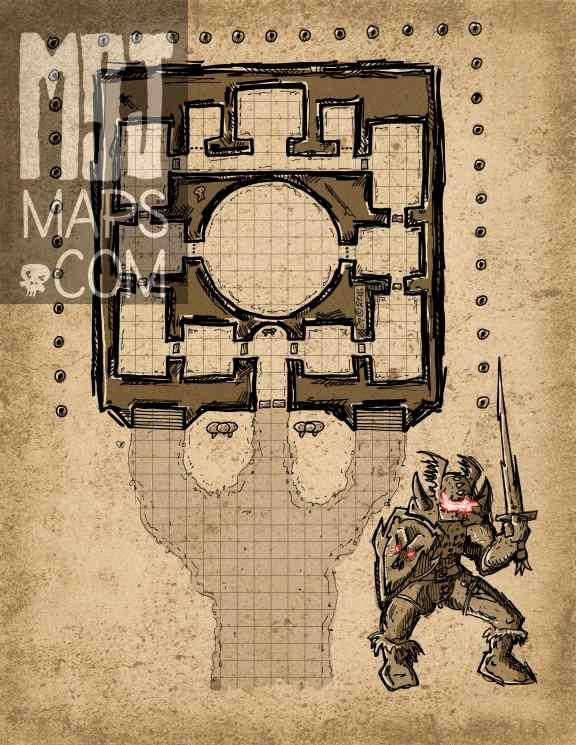 mstephenjoy's tweet image. Map_a_DAy_160_Pit_Arena MSJMaps.com #dnd #dnd5e #RPG #DungeonsAndDragons #MSJ