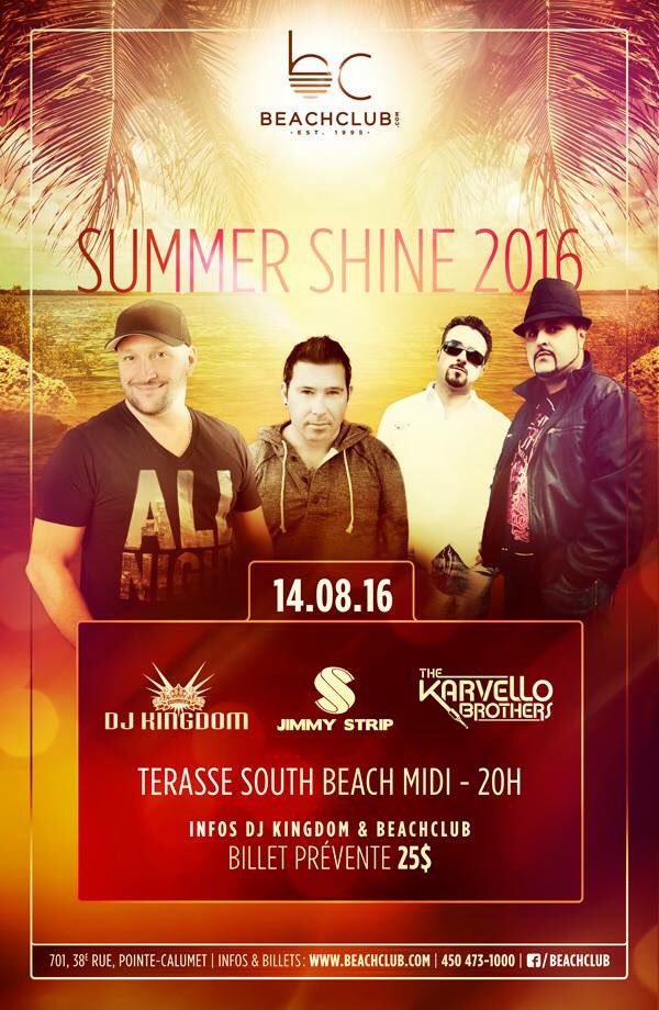 KarvBrothers's tweet photo. Excited to be back on the #beachclub turntables once again on August 14th! See ya on the dancefloor #ygk #housemusic https://t.co/WgwWKlok9a