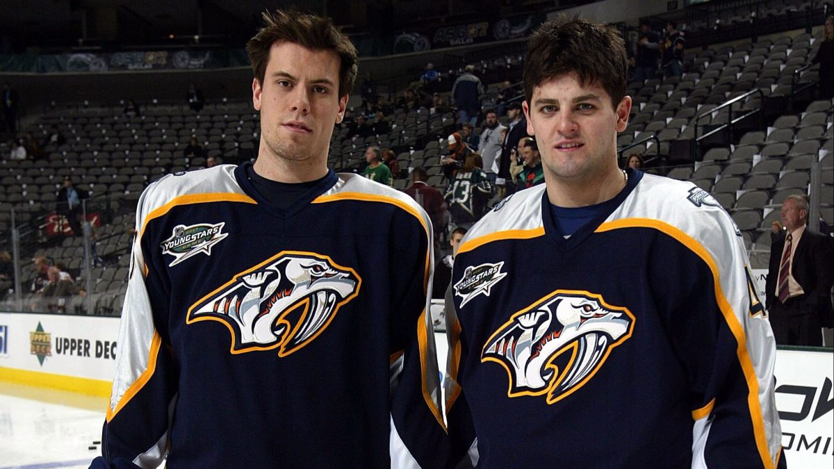 NBCSportsHockey's tweet photo. Are things still awkward between Alex Radulov and Shea Weber? https://t.co/UaNCVI2Sw2 https://t.co/tJpYxKwcs2