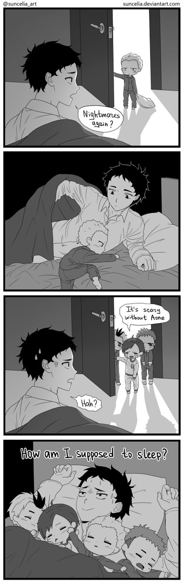 #Haikyuu!! Mommy on Duty (5/5)
#dateko #sakunami 