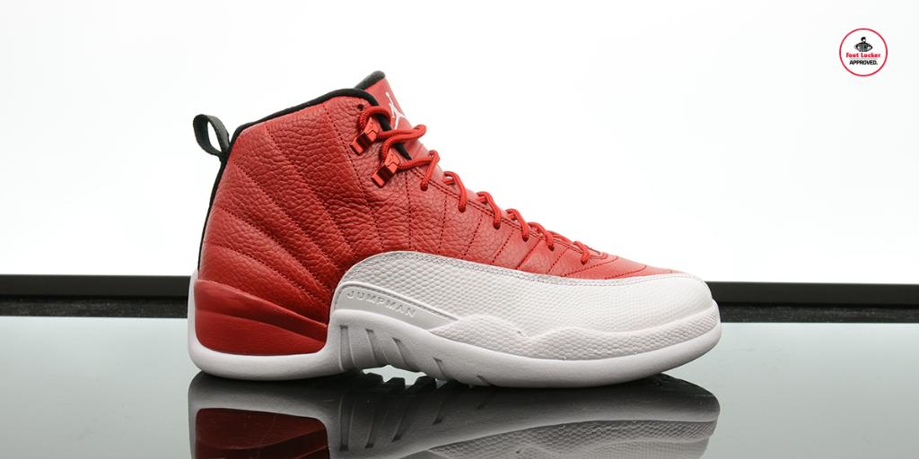 foot locker gym red 12s