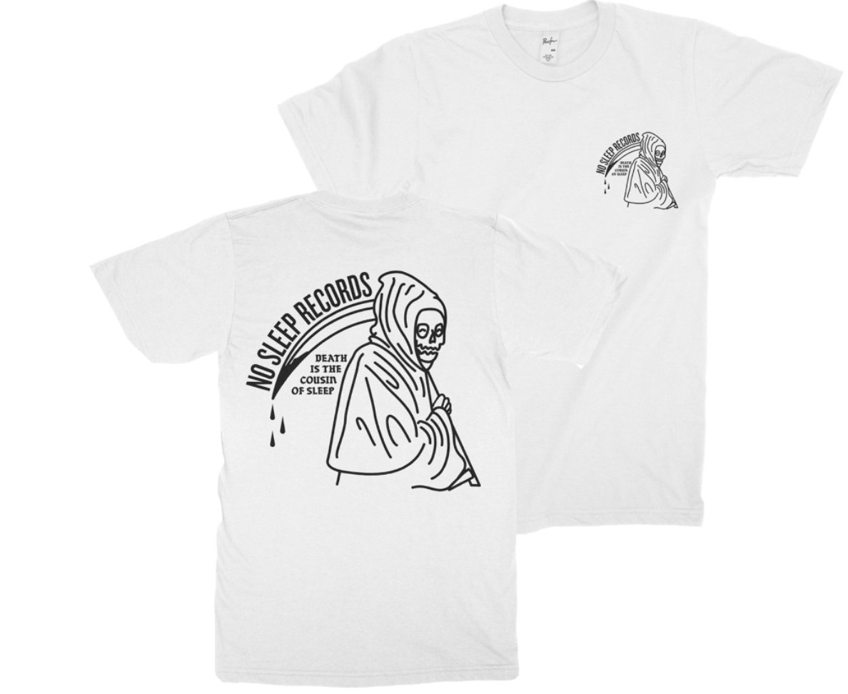 nosleeprecords's tweet photo. Who wants to win a 'Death's Cousin' tee? RT this and we'll choose a winner #DeathsCousin https://t.co/0vPH0vptZi