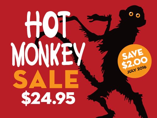 HotMonkeyVodka's tweet photo. Stock-up! Hot Monkey Vodka is on sale all around #Oregon in July! #spicy #hotmonkey #BloodyMary #pdxnow @NewDealPDX https://t.co/RczuYgCzxC