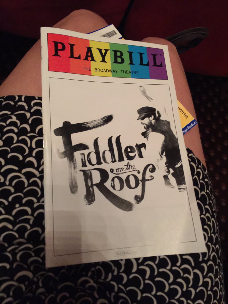BroadwayGirlNYC's tweet image. I just can't quit you, @FiddlerBroadway!!! ❤️🎻🎭❤️ #RepeatAttender