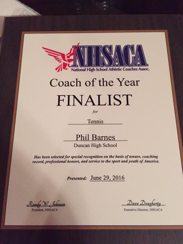 Congratulations to our Phil Barnes - one of the top 5 coaches in the nation! We think he is #1!
