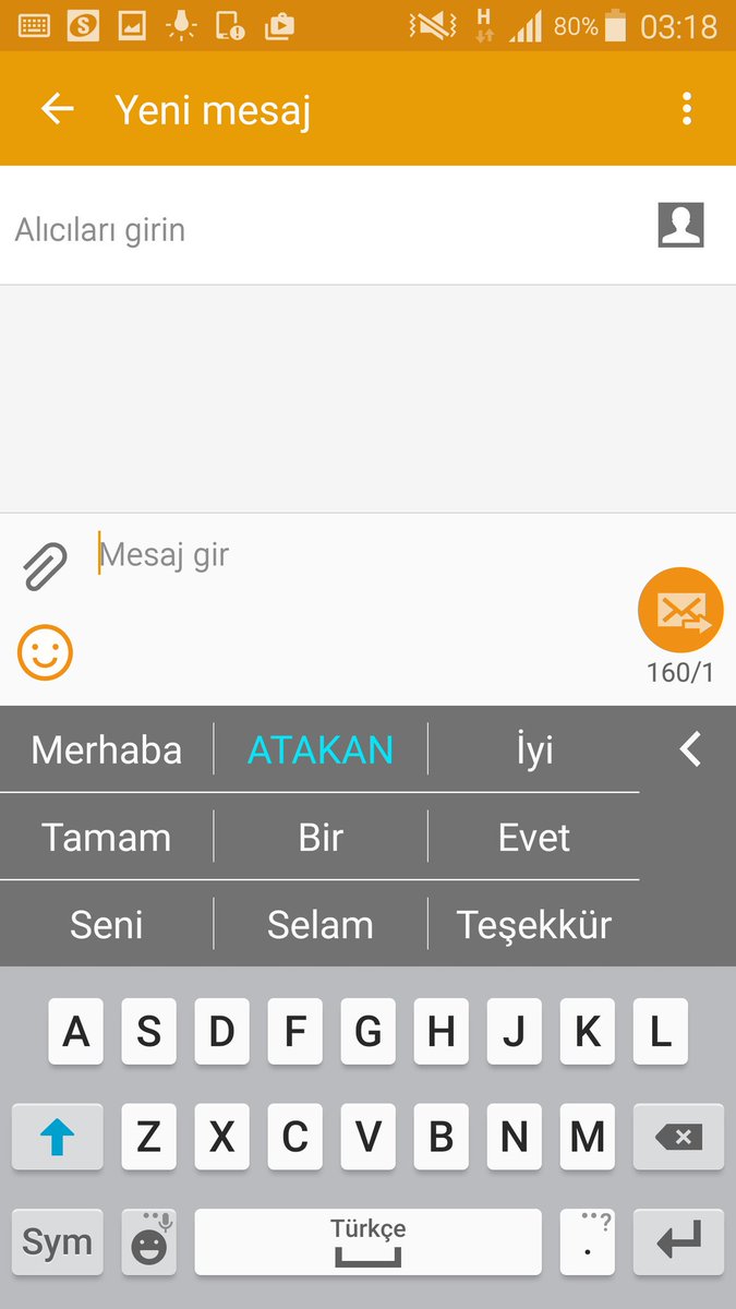 Öğrenilen kelimeler birkaç gündür böyle