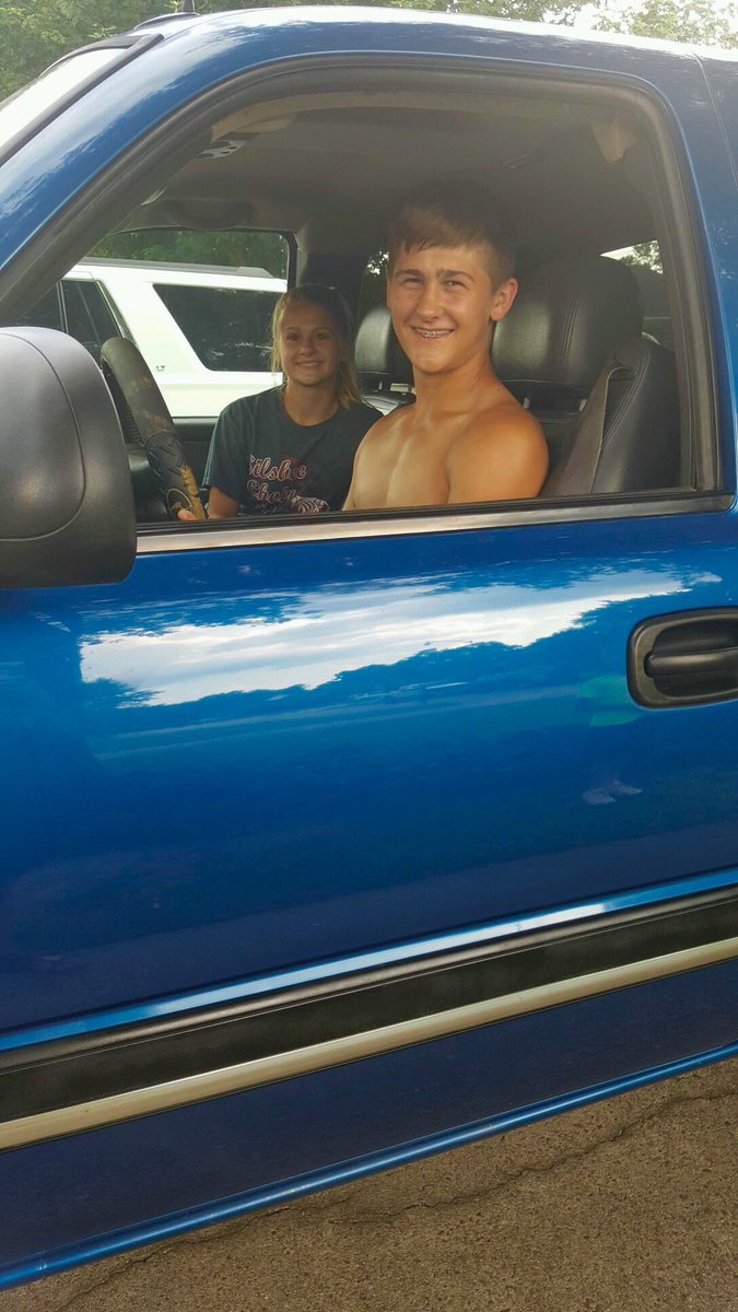 KLMelancon's tweet photo. @austinpaine01 #firsttruck #fathersonproject #permittime ☹️ https://t.co/7mjKa314gz