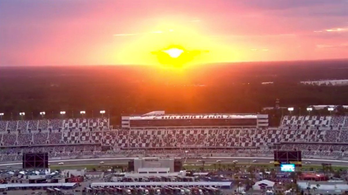 NASCAR's tweet image. Daytona, you&apos;re a stunner. 

#SubwayFirecracker250