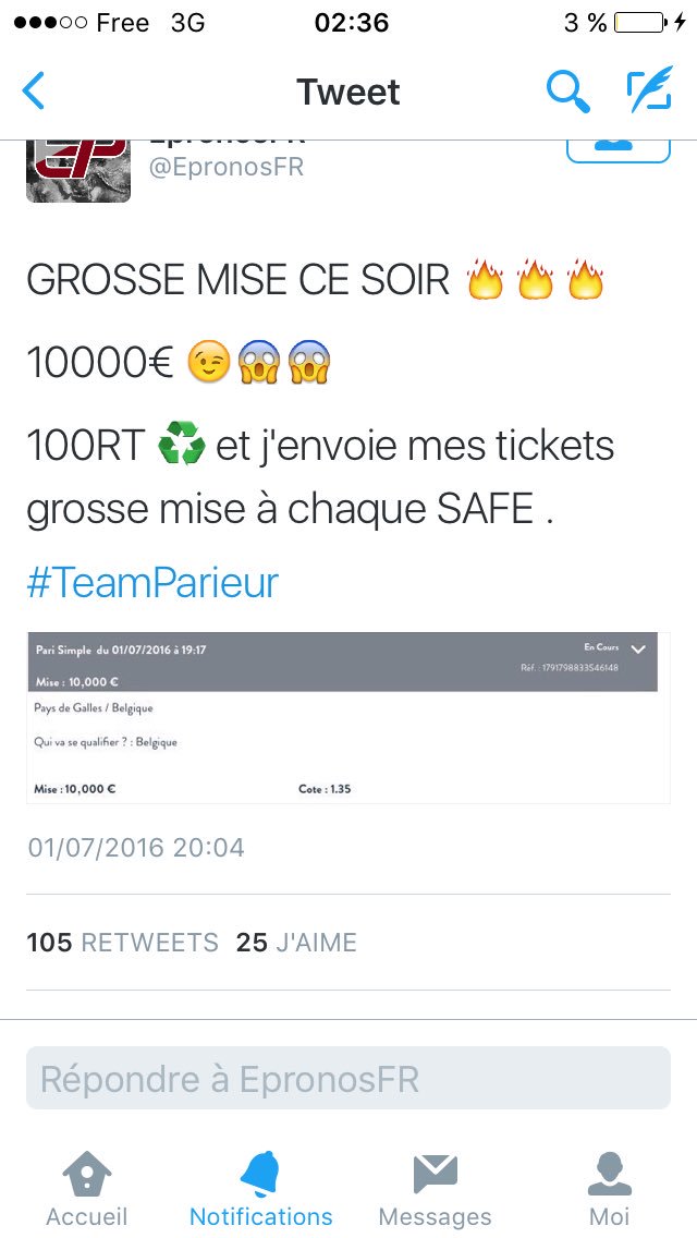 PronoOuf's tweet image. Pas cool que twitter bug ... Hein @EpronosFR