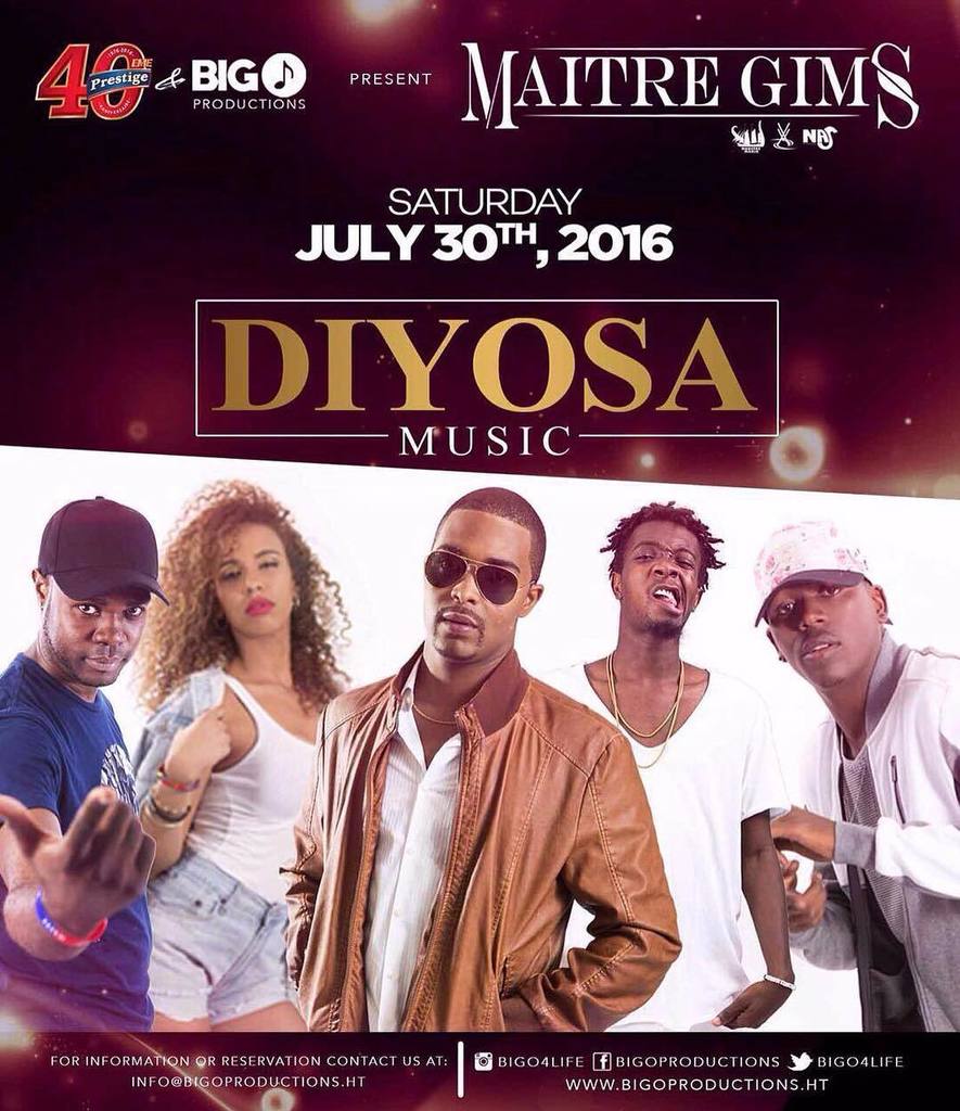 DiyosaMusic's tweet photo. #yonlotvibe #diyosa 30 juillet @maitregims en Haiti #bigoproductions 🙌🏽🙌🏽🙌🏽 #summershow #a… https://t.co/NVMY09NBa7 https://t.co/ozm15Gdm0F