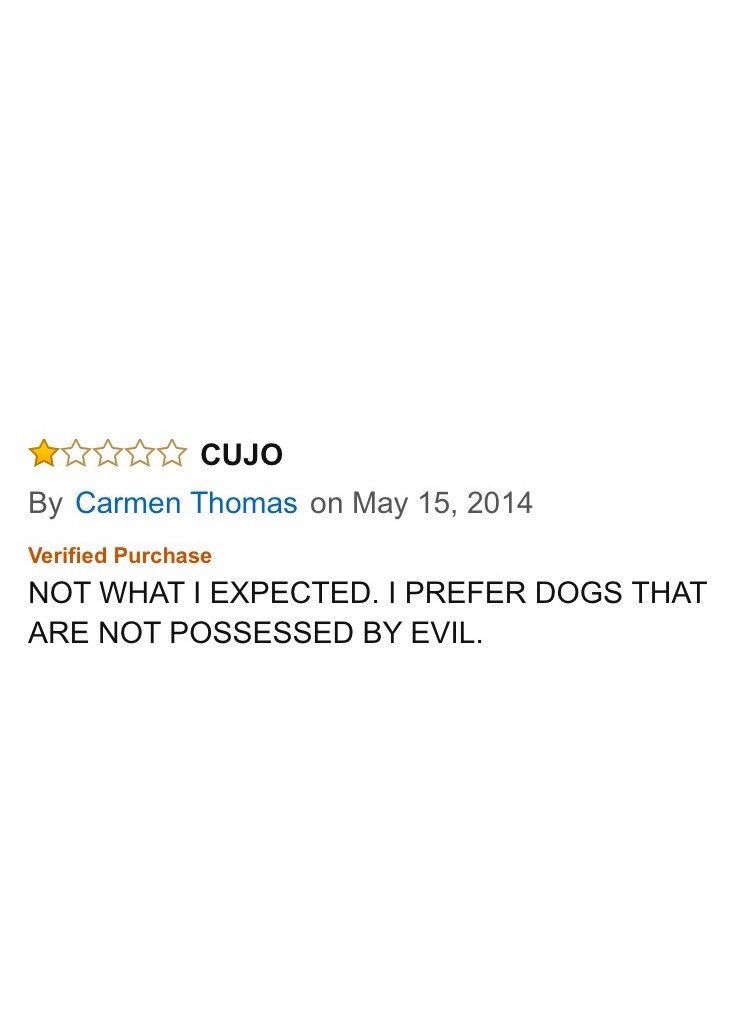 AmznMovieRevws's tweet photo. Cujo. https://t.co/mVHQafLdsQ