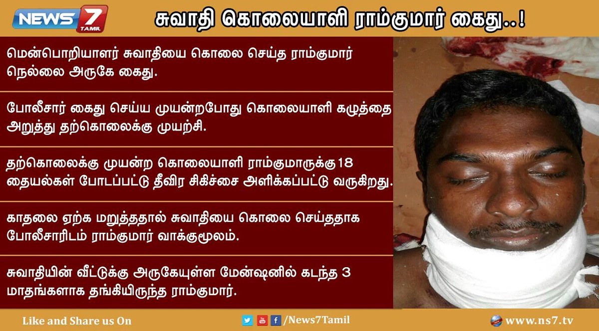 sowmya_16's tweet image. லவ் பண்ணி ஏமாத்தி இருந்தா கூட பரவாயில்லை,
இவன லவ் பண்ணலைனா வெட்டுவானாம் சாவுடா ன்னு கொல்லனும் #SwathiMurderCase