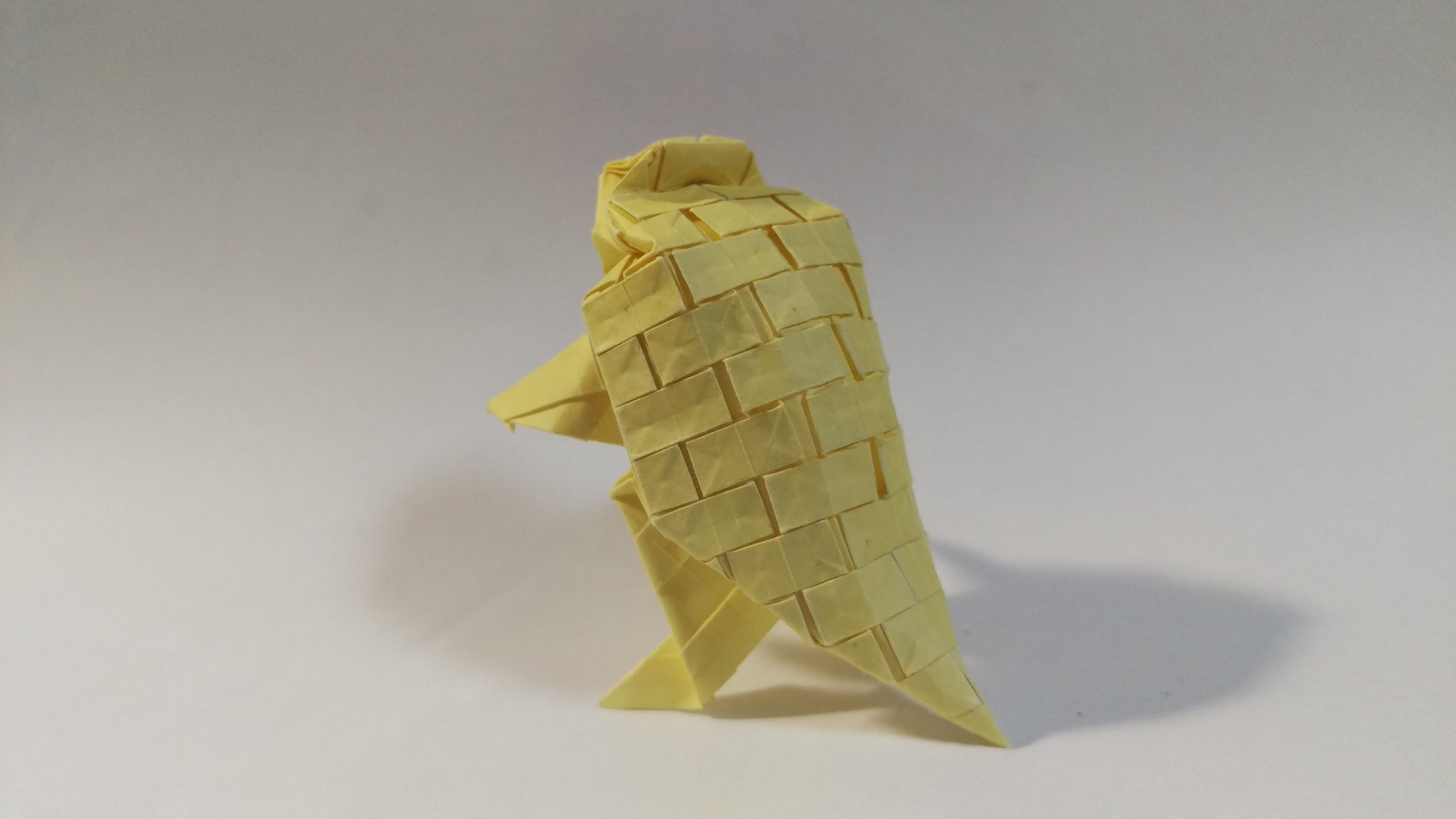 Mine Origami Pokemon Sandshrew 折り紙 ポケモン サンド 背中のことしか考えないと こんなんなるわ Shunさんのアンキロサウルスみたいにしたかった