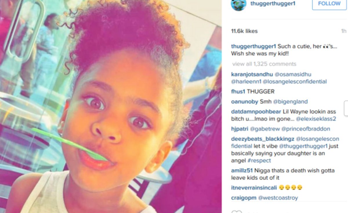 CryptoDJKhaled's tweet photo. Young Thug called The Games daughter a "cutie" and The Game responded👀 https://t.co/VkdLQacFYa
