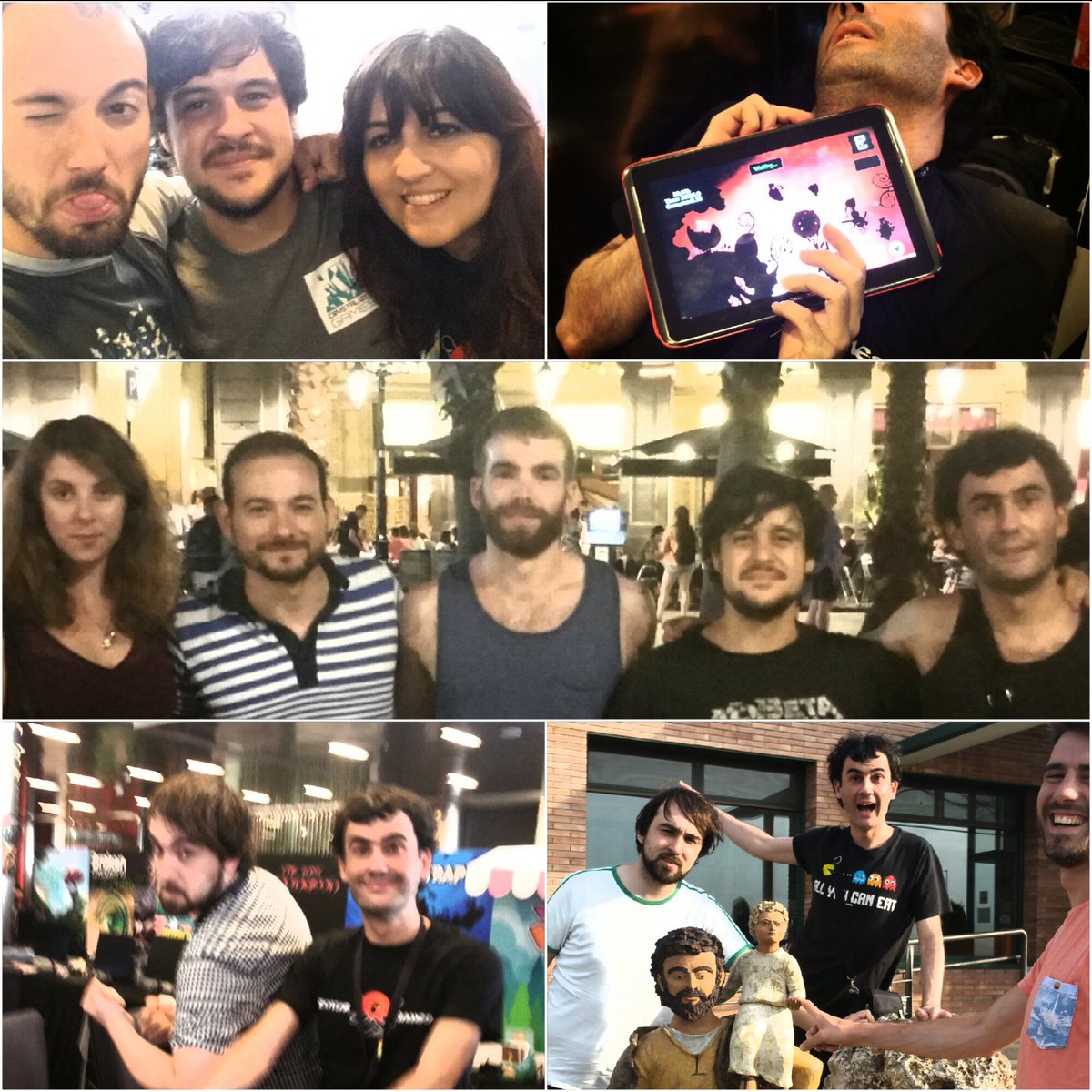 ZoltarGames's tweet photo. Un viaje genial! @Imherrote @3DeMiguel @PintxoDeveloper @gamelab @BTolea @Paint_YourWay @CrystalizerG 😍😍😍😍😍😍😍 https://t.co/9fWq0WmYpW