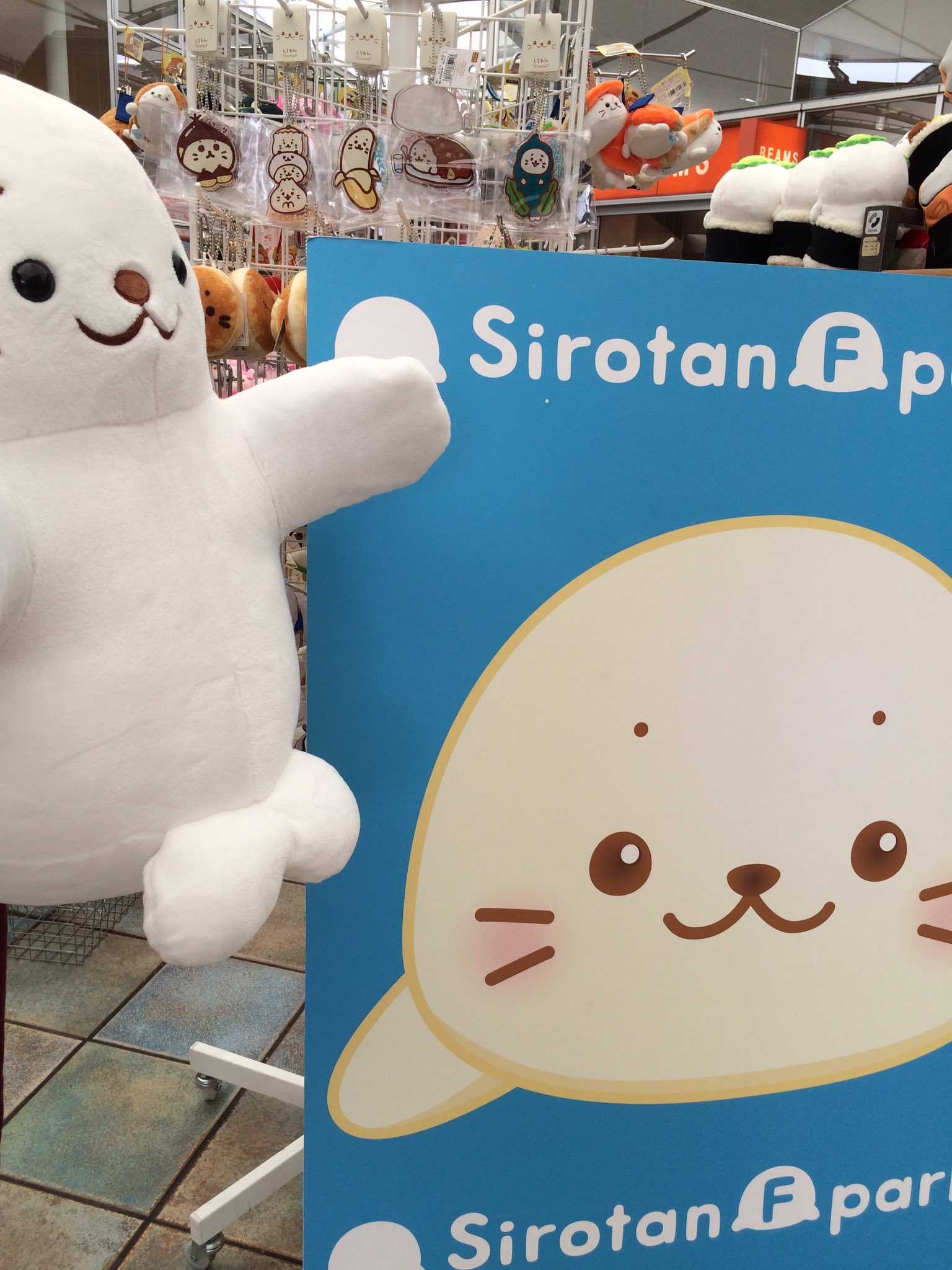 しろたん17周年限定パペぐるみ しろたん パペぐるみ