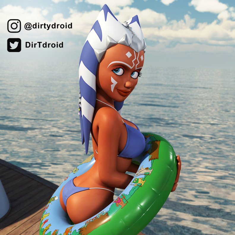 “Ahsoka Tano is ready for summer!
Follow @dirtydroid on INSTAGRAM&a...