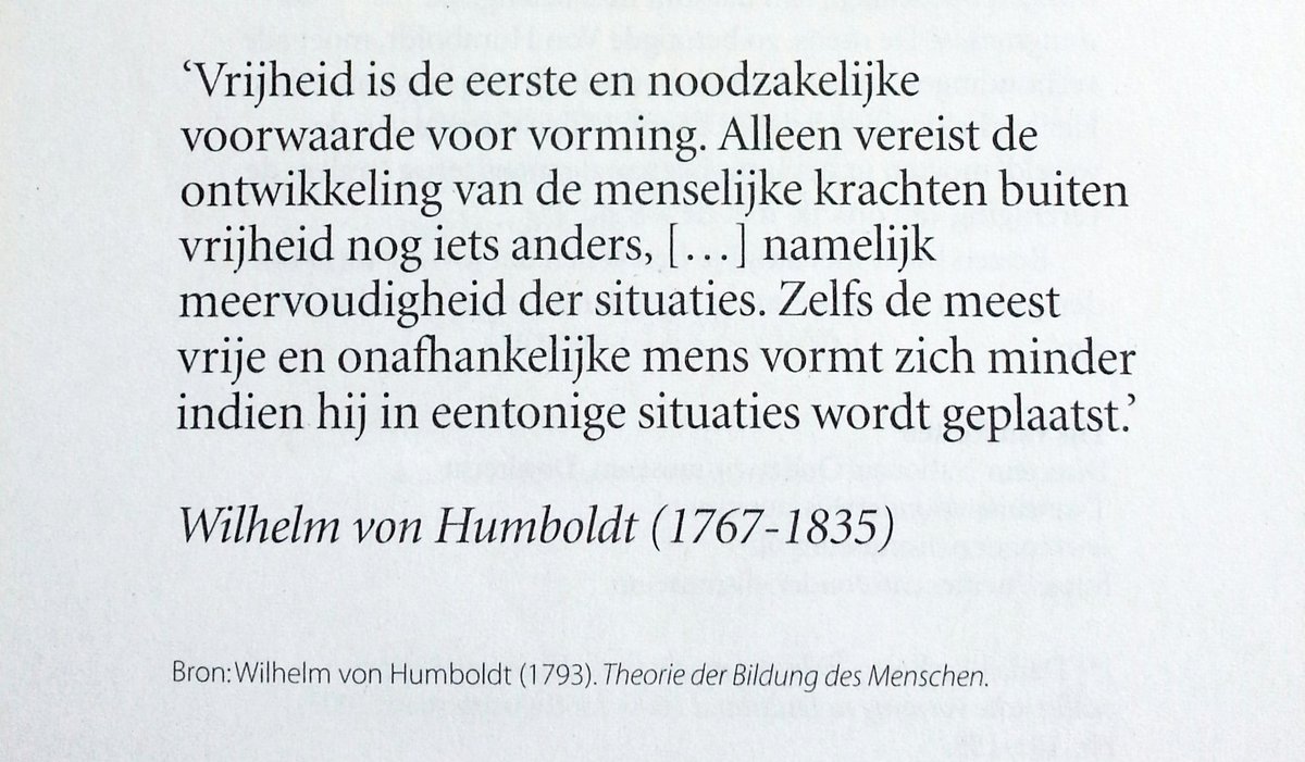 Vandaag WILHELM VON HUMBOLDT in <a href="/Bildungkalender/">Bildungkalender</a> met toelichting Tijs van Ruiten @Onderwijsmuseum <a href="/ISVWijsbegeerte/">ISVW</a>