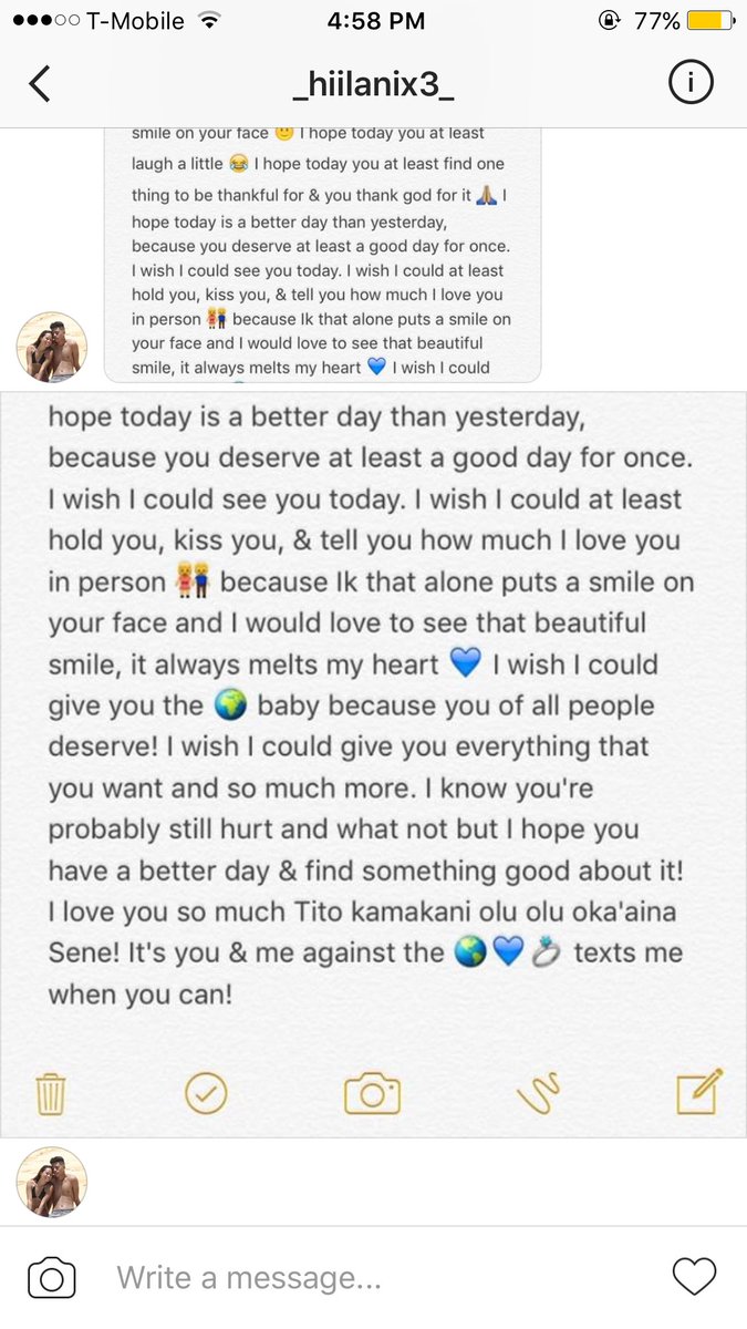 TitoKSene's tweet photo. You always know how to make me smile 😌💙 @_shyannnn26 https://t.co/2oUw7SFUBc