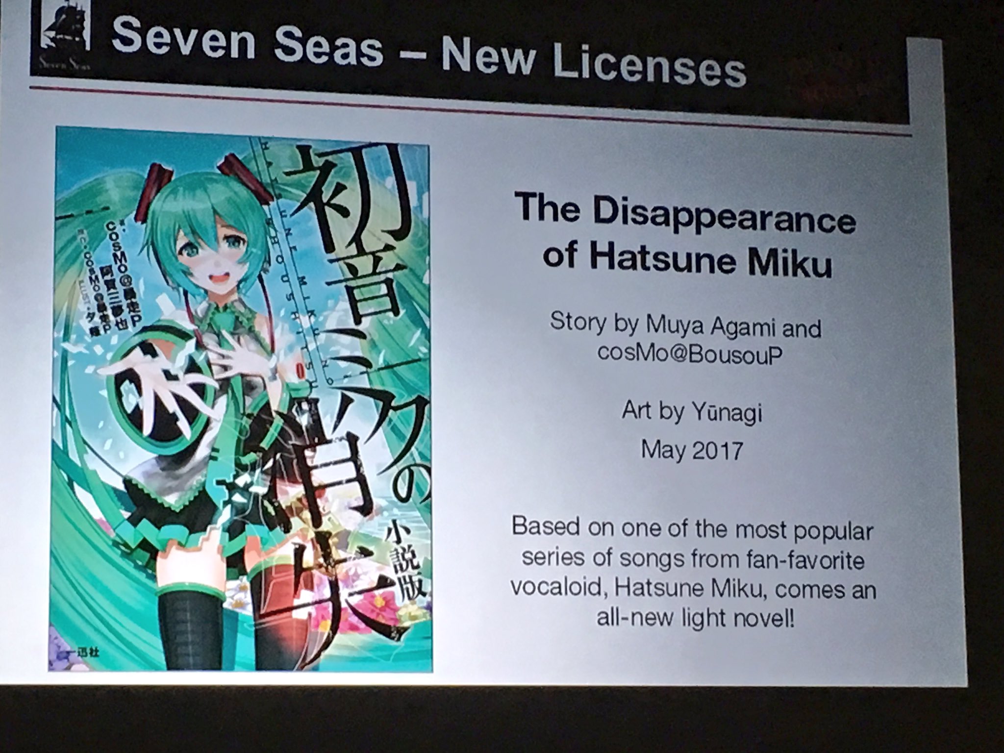 The Disappearance of Hatsune Miku