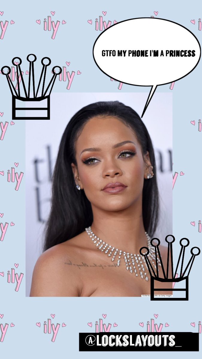 LocksLayouts_'s tweet image. Rihanna Lockscreen
RT/Fave if you use
~A