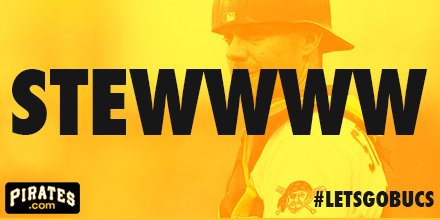 Pirates's tweet photo. #SmartHitting.

STEEWWW grounds in to a fielders choice, but gets a run home and YOUR BUCS are on top 4-3! https://t.co/k58gmlbmka