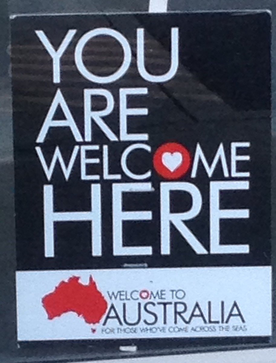 Sandrabayley's tweet photo. Great sign at one of the polling places #Greens16 #ausvotes https://t.co/uu5rIgd9zW