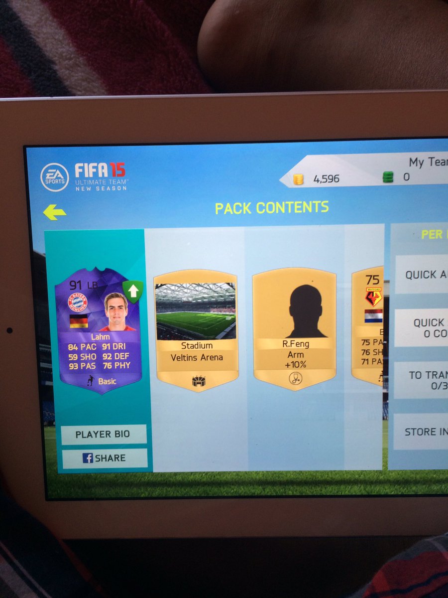 Th3Way2LIFE's tweet photo. @PhillipLahm21 and @MattHDGamer  I got him in a free pack frim EA ios https://t.co/aMzGx4Y6Zo