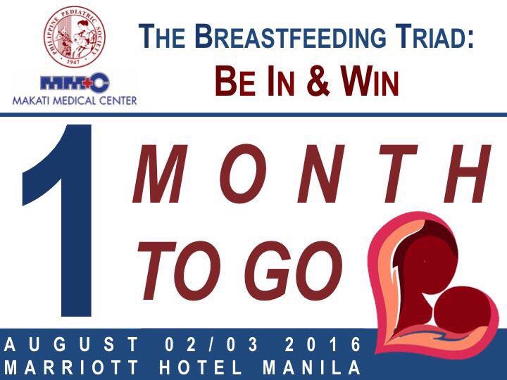 breastfeed2016's tweet photo. 1 more month until the 2nd International Breastfeeding Conference and 4th Breastfeeding Congress. see you there! https://t.co/F2k4Ahjz00