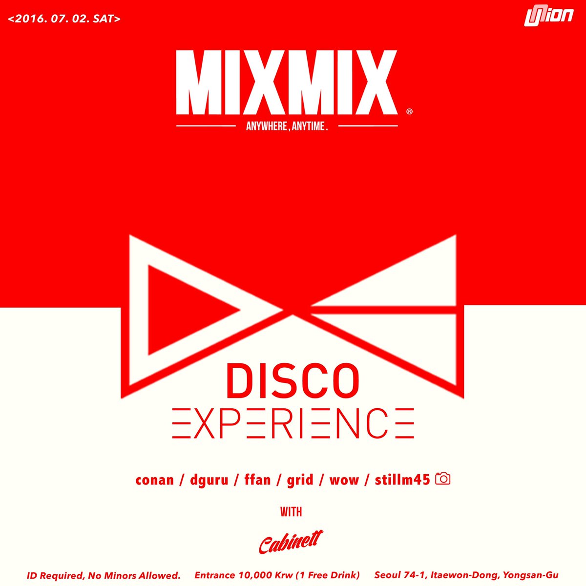 funkywow's tweet photo. ๐บโ๏ธ๐ฏ๐น๐ ๐
MixMixTV
Jinwook / Dguru B2B FFan
After
Disco Experience & Cabinett
#mixmixtv #discoexperience https://t.co/RiU2xNrCz3